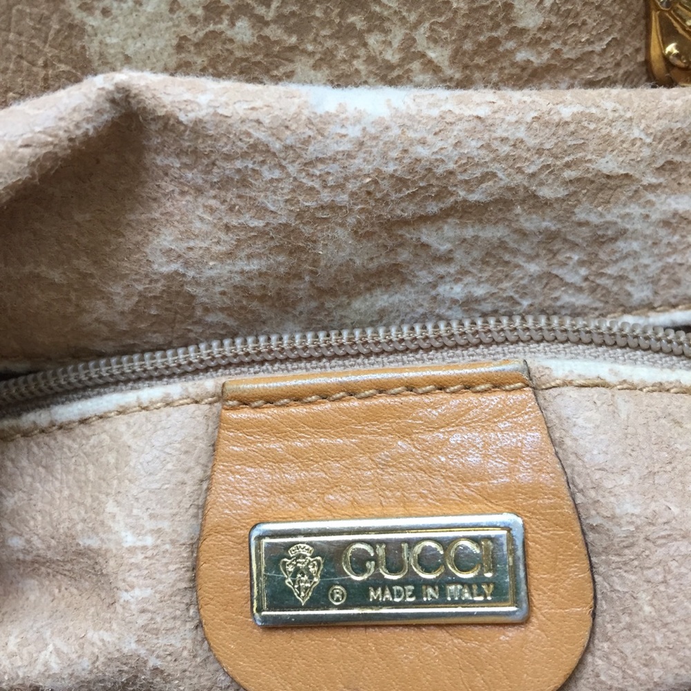 Gucci vintage drawstring bucket tote bag - Picture 6 of 8